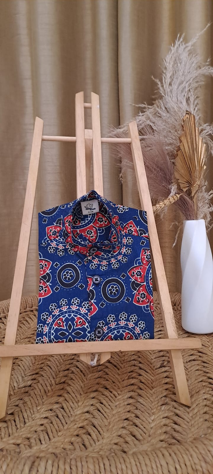 Blue Ajrak Shirt