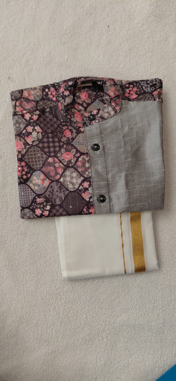 Grey Designer Shirt