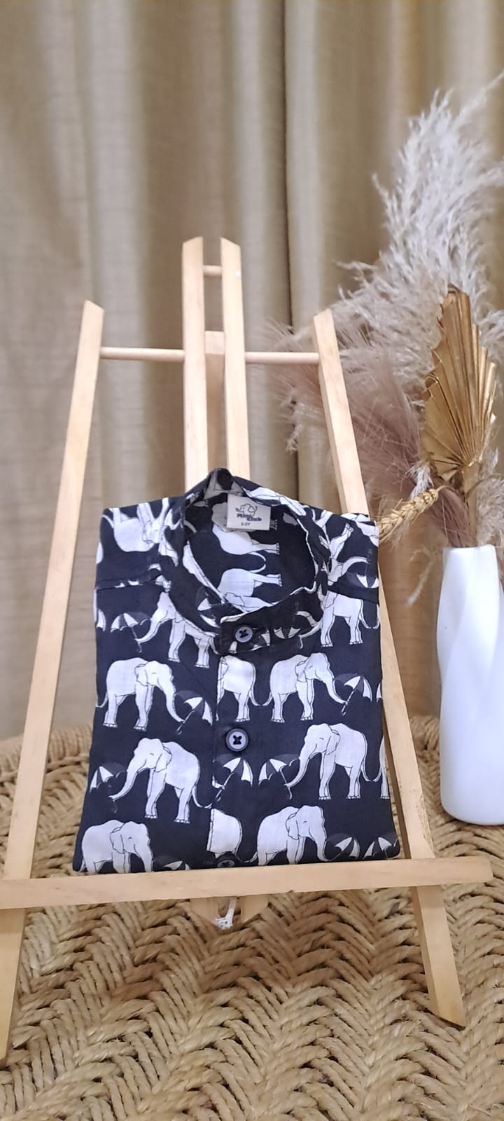 Black elephant shirt