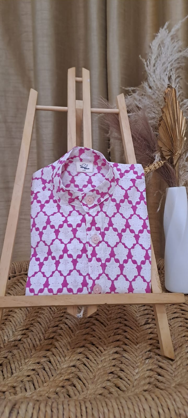 Pink Flowers Shirt