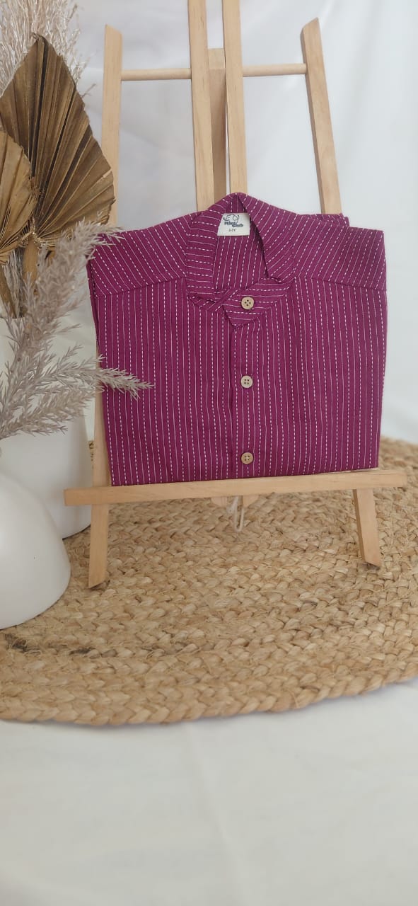 Purple Kantha